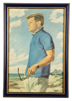 John F. Kennedy Giclee on Canvas
